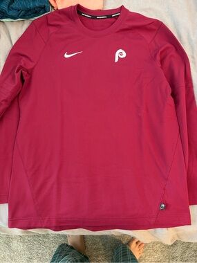 Men’s Nike DriFit Phillies Vintage Long Sleeve